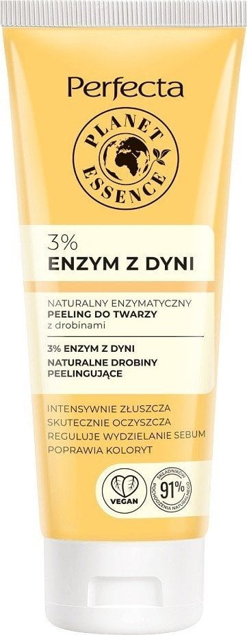 Perfecta Planet Essence Naturalny Enzymatyczny Peeling do twarzy z drobinami - 3% Enzym z Dyni 75ml
