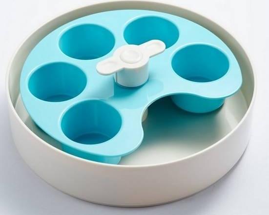 Pet Dream House Pet Gream House Spin Palette „M” Blue Interactive Slow Feeder