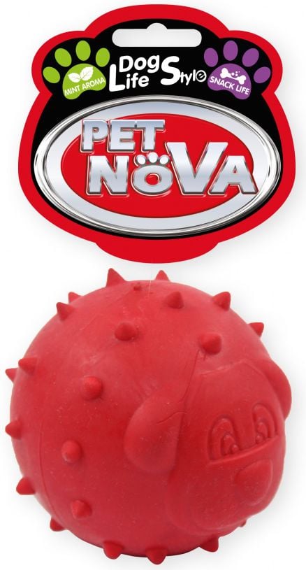 Pet Nova TPR Snackball Roșu 6,5 cm