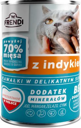 Pet Republic Frendi bucăți de curcan într-un sos delicat pentru pisici 400g