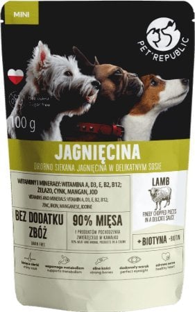 Pet Republic PET REPUBLIC DOG punga 100g MINI sos MIEL /24