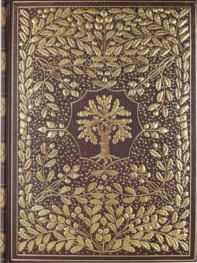 Peter Pauper Press Caiet cusut Arborele vieții aurit