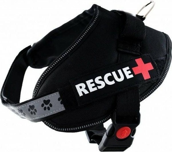 PETNOVA ȘELĂRIE RESCUE Strong S 45-55CM BLACK HA-rescue-BL-S