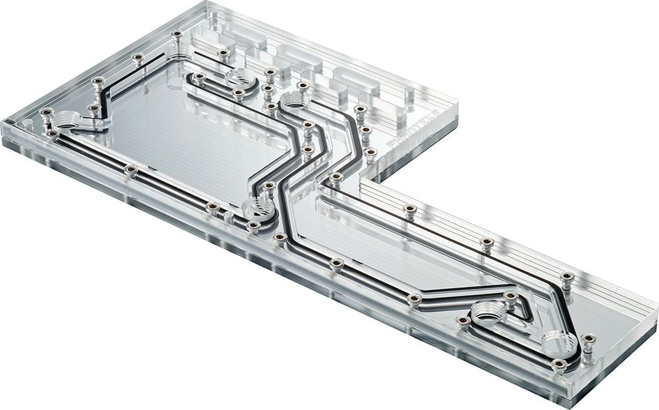 Accesorii coolere procesoare - PHANTEKS Glacier D140 Distro Plate - acrilice, verspiegelt, DRGB-LE