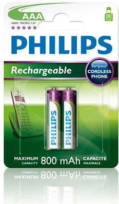 Philips Baterie reîncărcabilă Multilife AAA / R03 800mAh 2 buc.