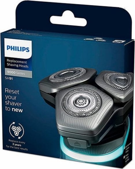 Accesorii aparate de ras electrice - Set 3 capete de barbierit Philips SH91/50, compatibil cu S9000