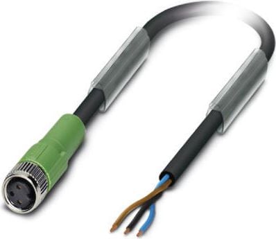 Cablu senzor pentru actuator Phoenix Contact drept M8 1,5 m SAC-3P- 1,5-PUR/M 8FS (1669712)