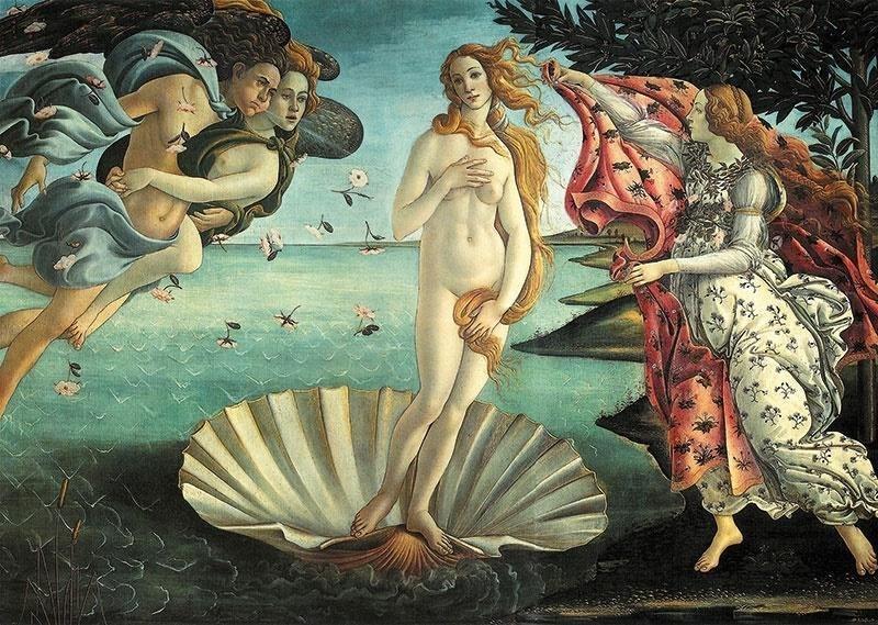 Puzzle 1000 piese Piatnik - The Birth of Venus, Sandro Botticelli