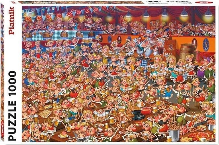 Puzzle Piatnik, Festivalul berii, 1000 Piese, 67,5 x 44,1 cm, Clasic, Multicolor