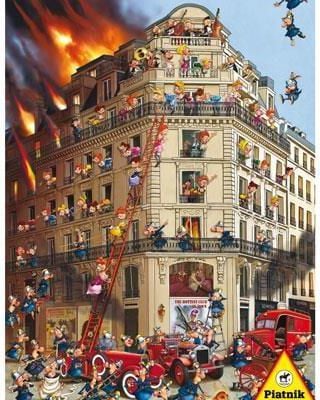 Puzzle 1000 piese Piatnik - The Firefighters, Francois Ruyer
