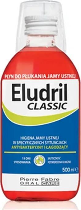 Apa de gura Pierre Fabre OTC ELUDRIL CLASIC, 500ml,Antibacterian, calmant