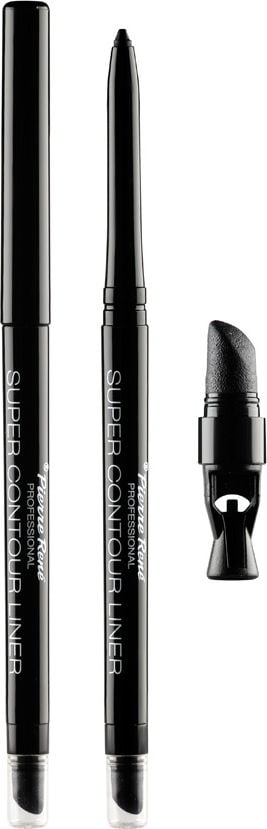 Pierre Rene PIERRE RENE_Super Contour Liner creion pentru ochi rezistent la apă Negru 0,35 g