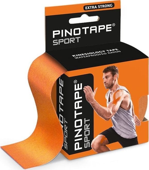 Pino PINOTAPE SPORT 5 cm x 5 m tencuieli rezistente impermeabile Portocaliu