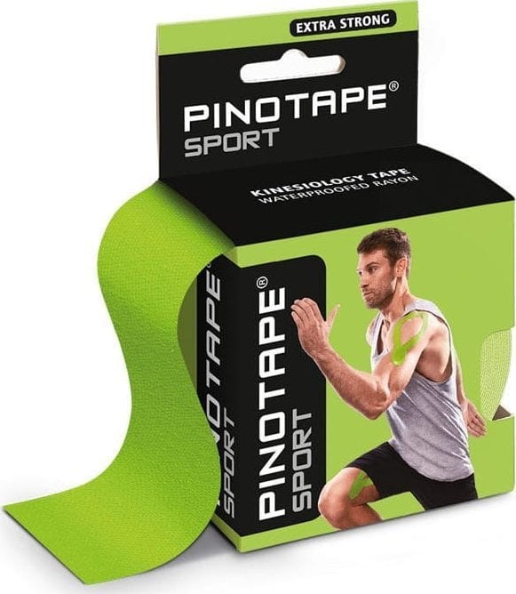 Pino PINOTAPE SPORT 5 cm x 5 m tencuieli rezistente impermeabile Verde