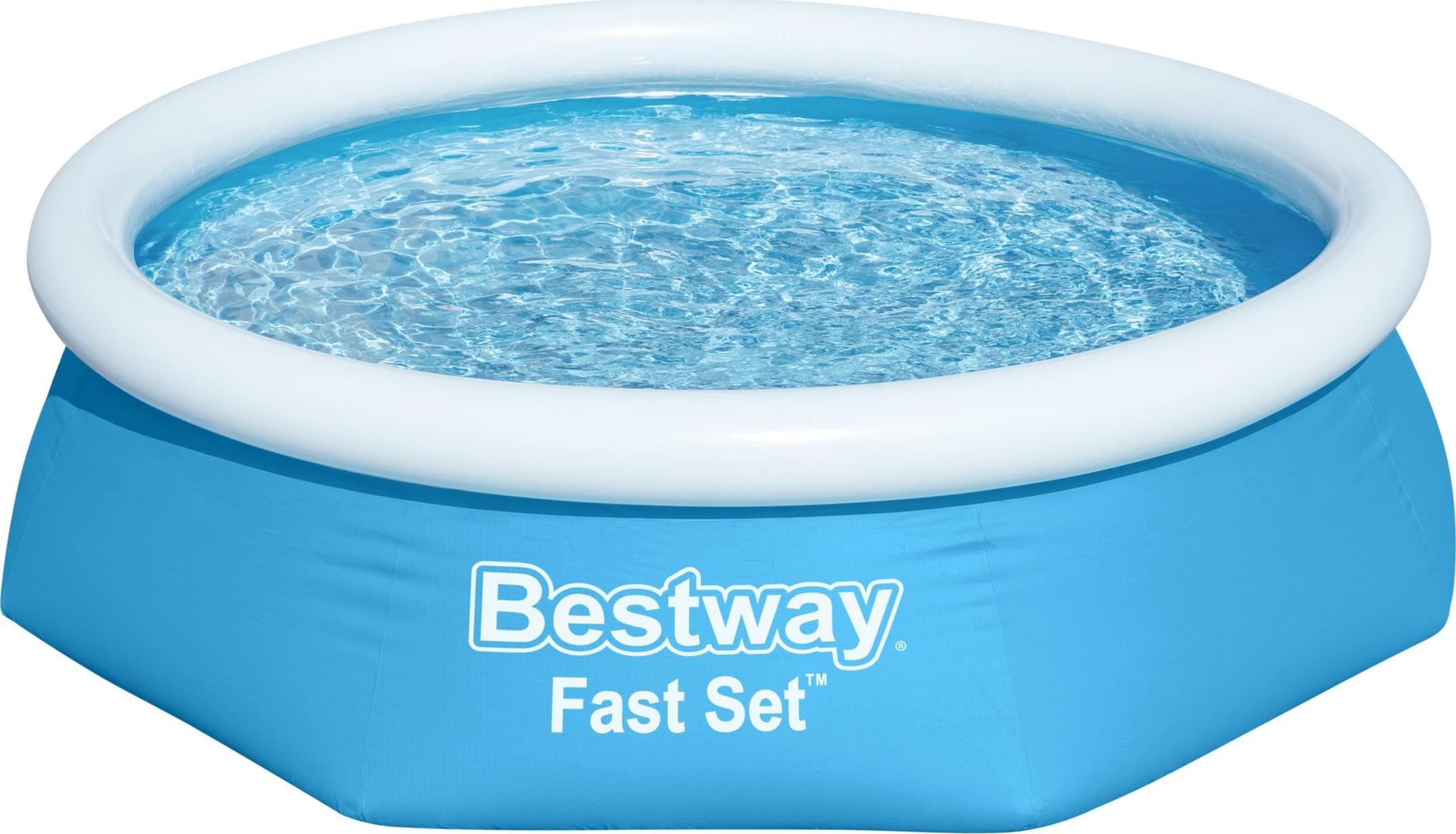 Piscina de expansiune Bestway Bestway 57450 Fast Set cu pompă de filtru 2,44 m x 61 cm