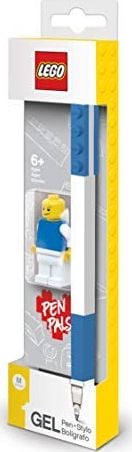 Pix cu gel LEGO LEGO - albastru + minifigurine