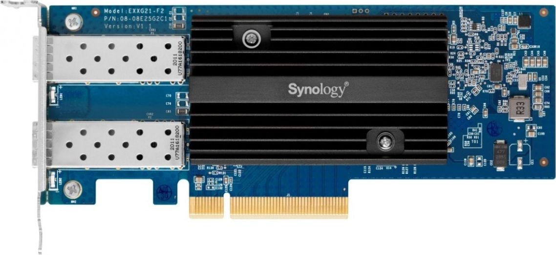 Placă de rețea Synology E25G21-F2 Dual-port 25GbE SFP28 PCIe 3.0 x8 Full Duplex
