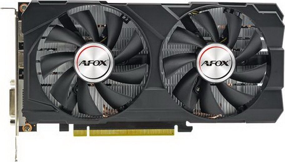 Placă grafică AFOX AFOX Geforce GTX1660Ti 6GB GDDR6 192 biți DP DVI HDMI ATX Dual Fan V2
