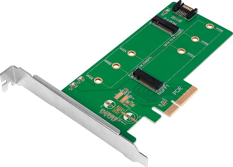 Placa adaptoare Logilink PC0083, PCI-Express la M.2 SSD SATA/PCIe