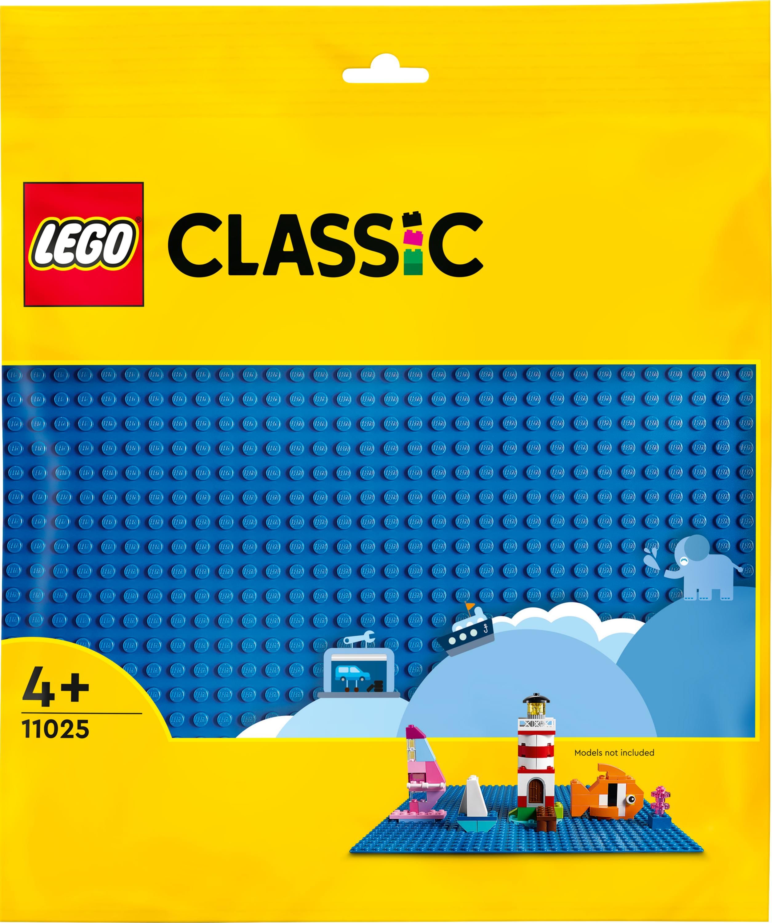 Placă de bază albastră LEGO Classic (11025)