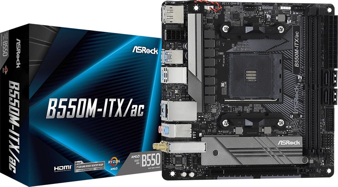 Placă de bază ASRock B550M-ITX / ac