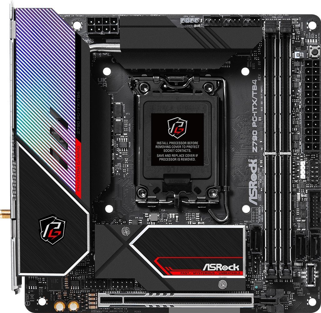 Placa de baza ASRock MB ASRock Intel 1700 Z790 PG-ITX/TB4