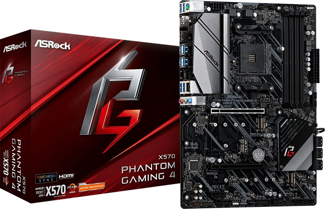 Placi de baza - Placa de baza ASRock X570 Phantom Gaming 4, Socket AM4