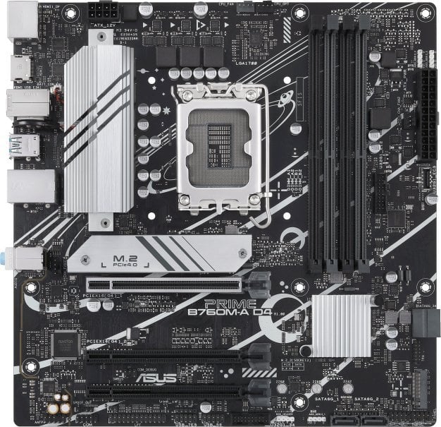 Placa de baza Asus MB ASUS PRIME B760M-A D4-CSM (Intel, 1700, DDR4, mATX)