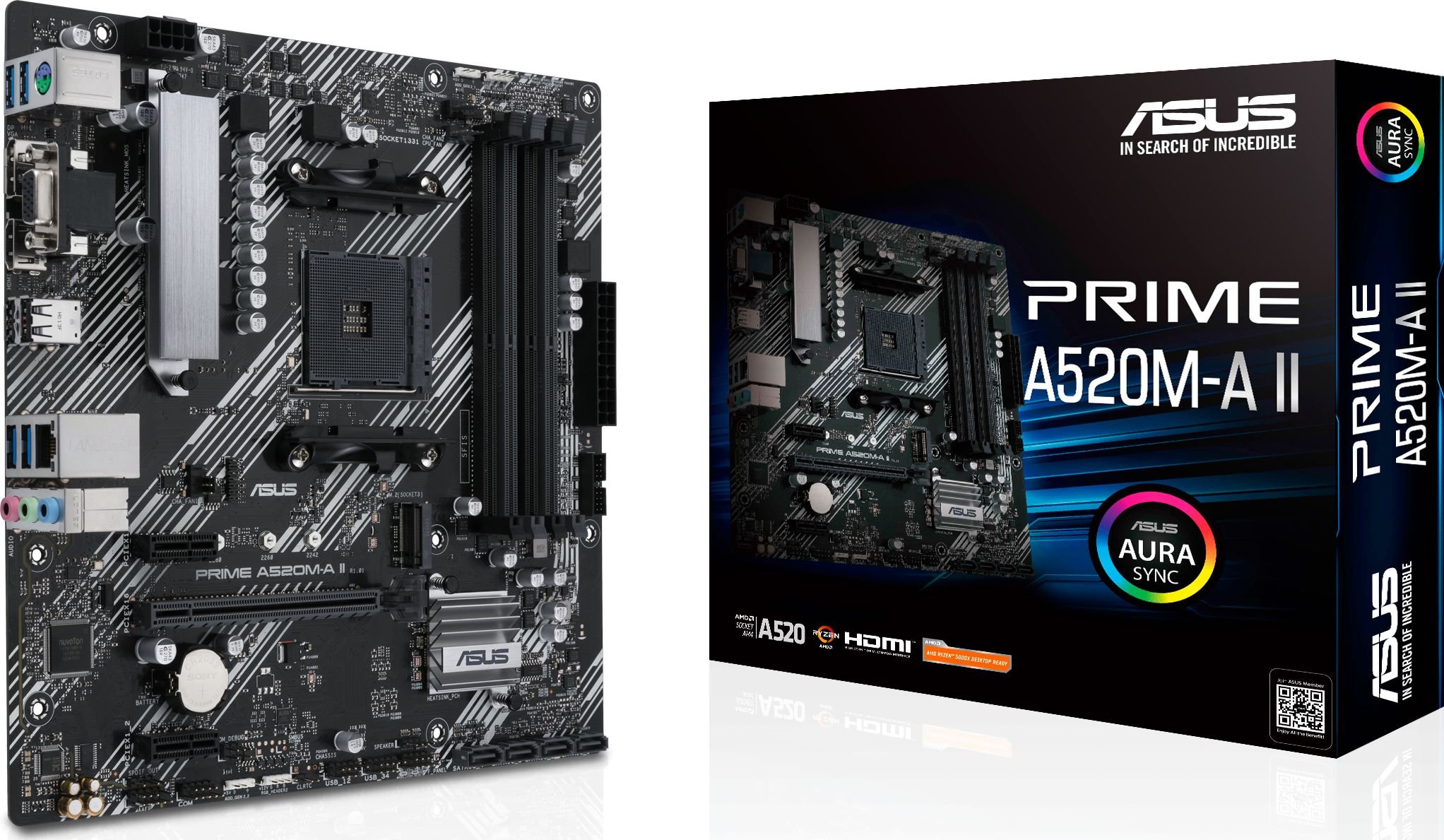 Placa de baza ASUS PRIME A520M-A II, Socket AM4