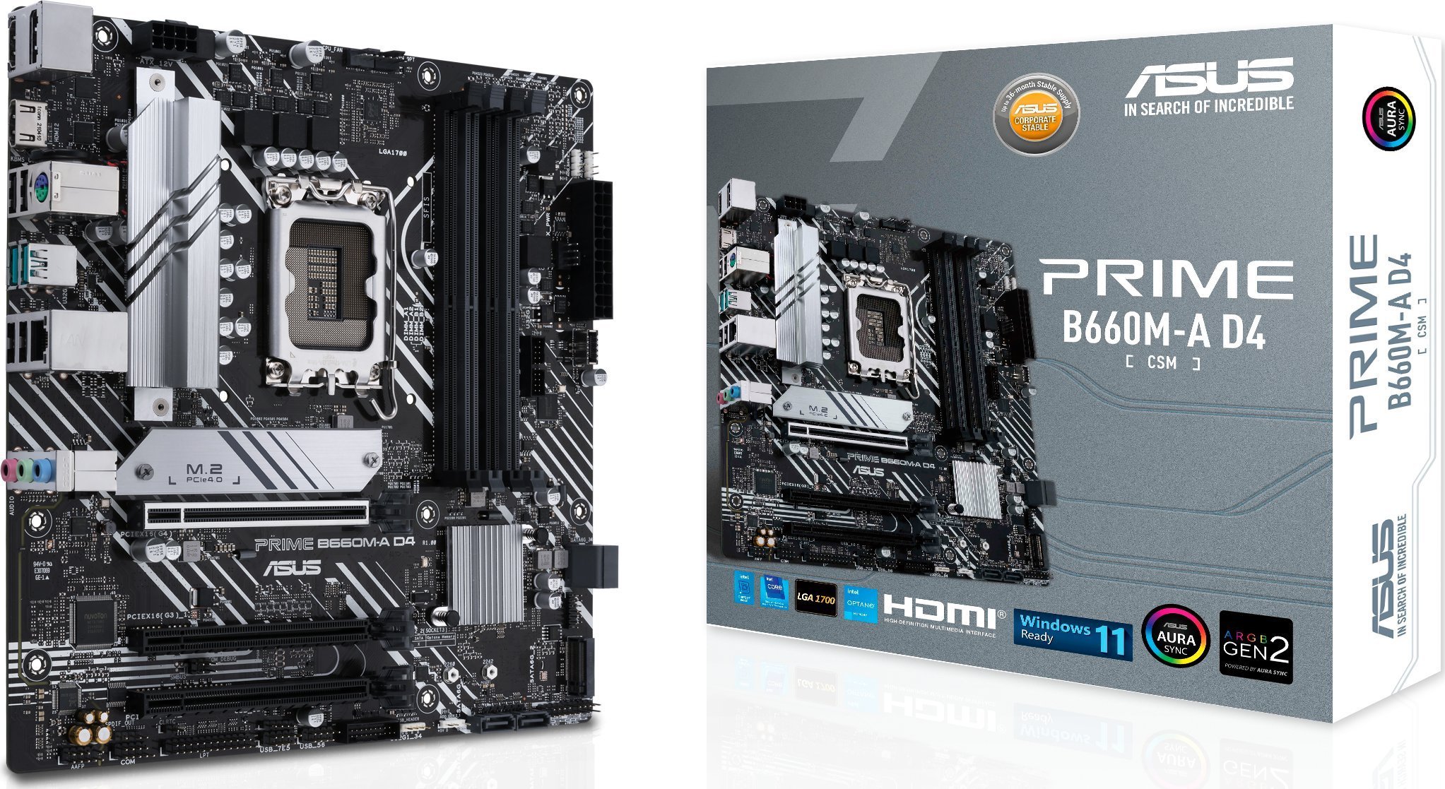 Placa de baza Asus Prime B660M-A D4-CSM