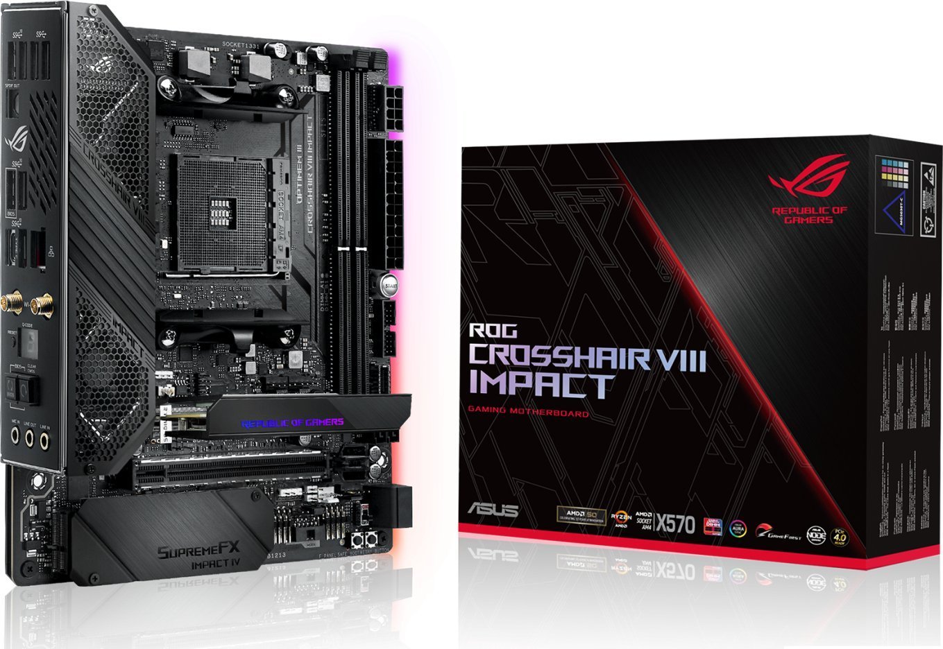 Placa de baza ASUS ROG CROSSHAIR VIII IMPACT, Socket AM4