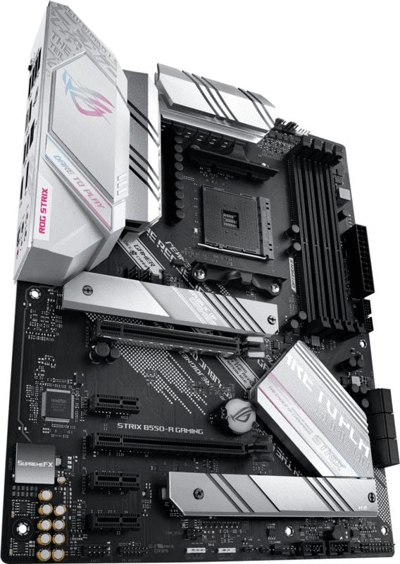 Placa de baza ASUS ROG STRIX B550-A GAMING socket AM4, 4xDDR4, Aura Sync, PCIe 4.0, Dual M.2, 2.5GB Lan