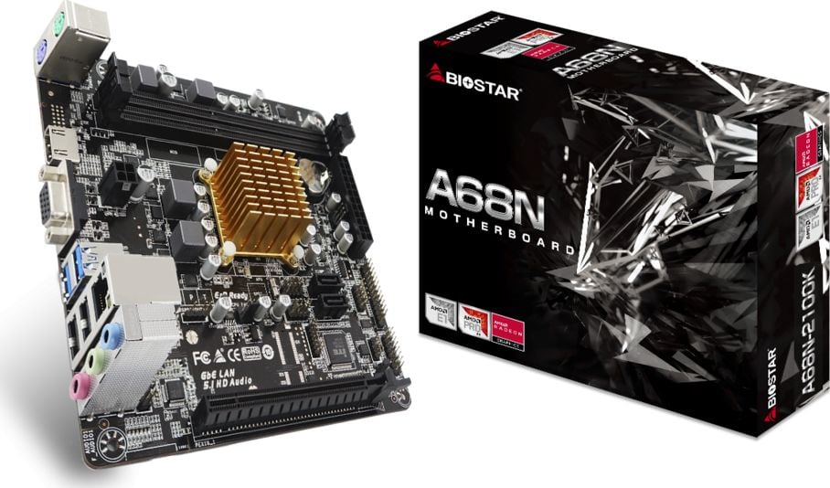 Placi de baza - Placa de baza Biostar A68N-2100K, Mini ITX, DDR3