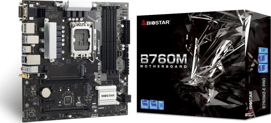 Placa de baza Biostar MB B760 S1700 MATX/B760MZ-E PRO BIOSTAR