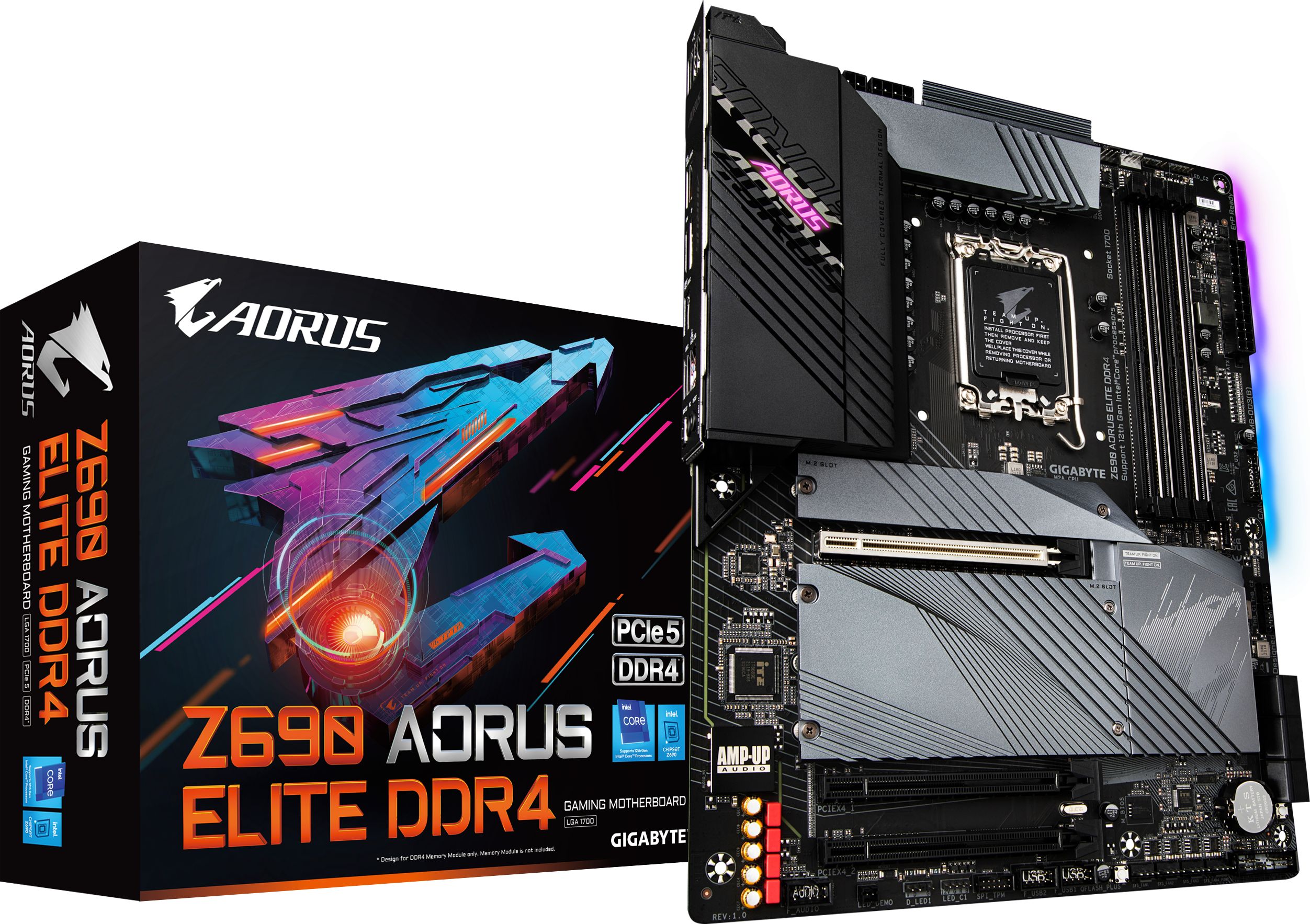 Placa de baza Gigabyte Z690 AORUS ELITE D4, Socket 1700