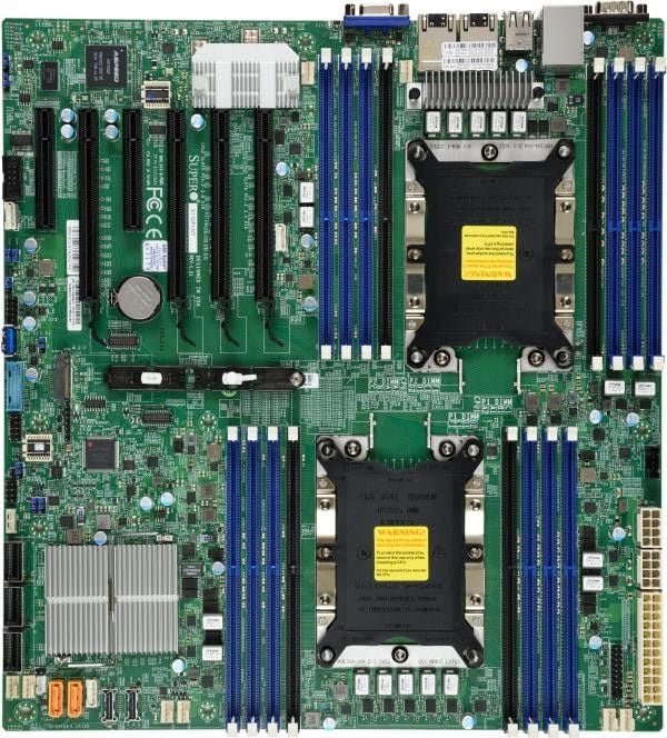 Placi de baza server - Placa de baza SuperMicro MBD-X11DPI-NT-O , Prelungit ATX, Intel C622, LGA 3647 , DDR4-SDRAM 