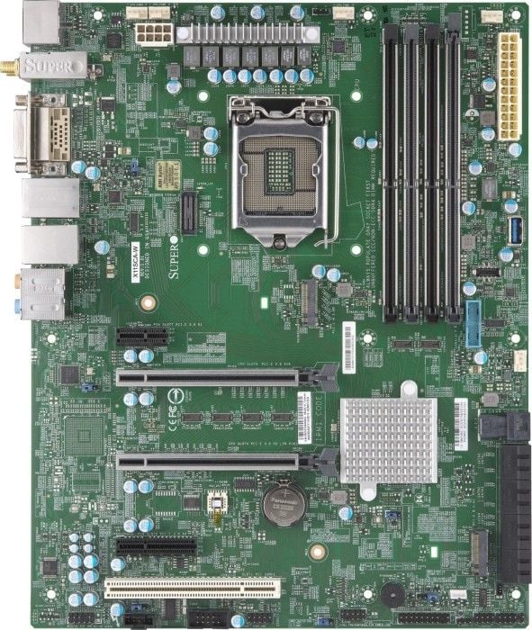 Placi de baza server - Placa de baza Supermicro MBD-X11SCA-W-O , LGA 1151 , DDR4 , Gigabit Ethernet 