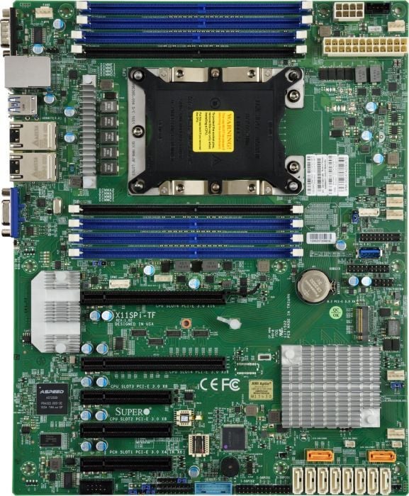 Placa de baza SuperMicro X11SPi-TF (MBD-X11SPI-TF-B) , ATX , DDR4 , Socket 3647