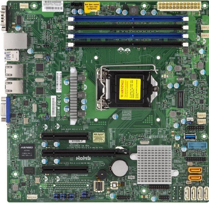 Placa de baza SuperMicro X11SSL-F-O BOX (MBD-X11SSL-F-O) , Micro ATX (uATX) , DDR4 , Socket 1151