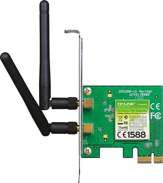 Placa de retea wireless TP-LINK TL-WN881ND, PCI-E