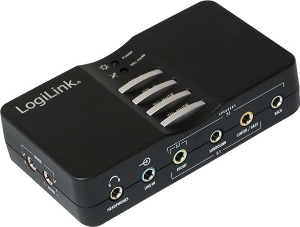 Placi de sunet - Placa de sunet externa Logilink Sound Box UA0099, interfata USB, 7.1 canale