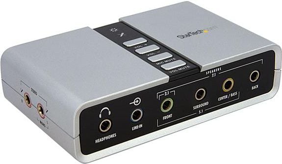 Placa de sunet startech USB AUDIO ADAPTER SOUND CARD - ICUSBAUDIO7D