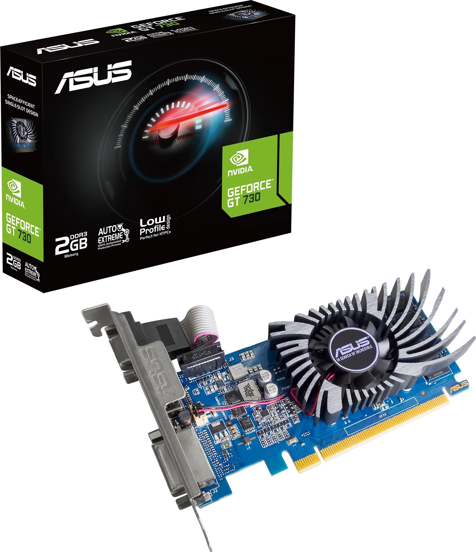 Placă grafică Asus GeForce GT 730 BRK EVO (GT730-2GD3-BRK-EVO)