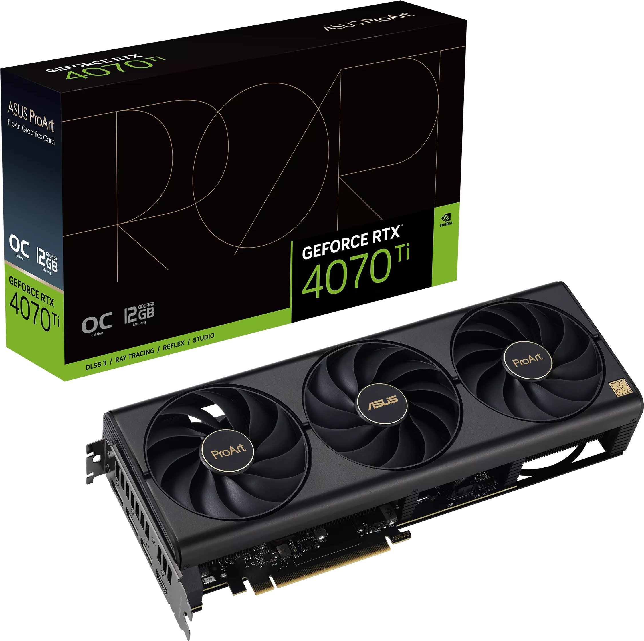 Placă grafică Asus ProArt GeForce RTX 4070 Ti OC 12GB GDDR6X (PROART-RTX4070TI-O12G)