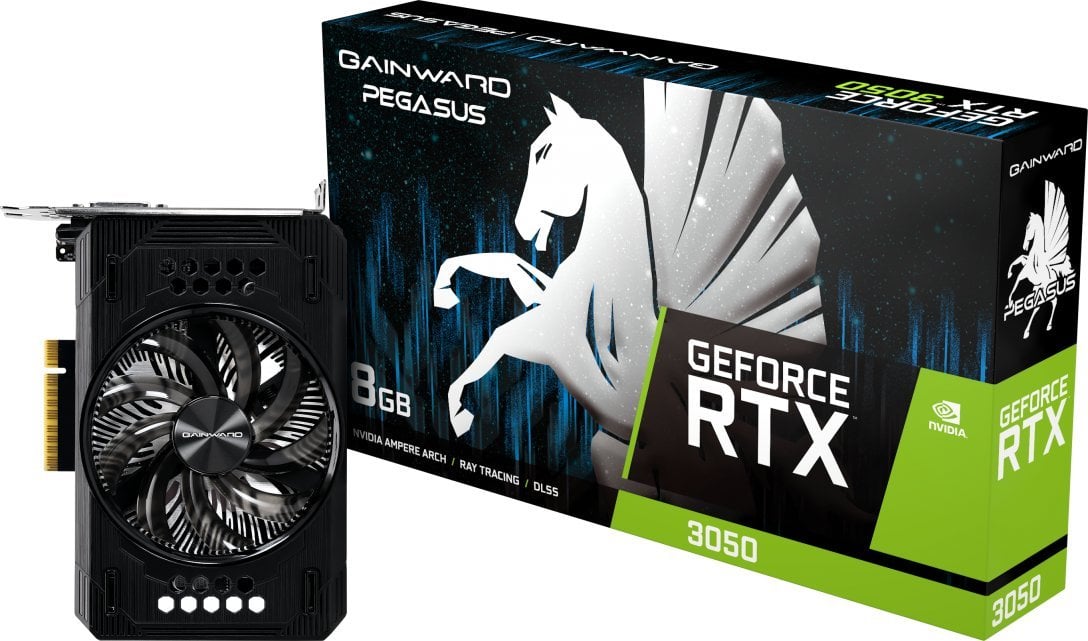 Placă grafică Gainward GeForce RTX 3050 Pegasus 8GB GDDR6 (471056224-3734)