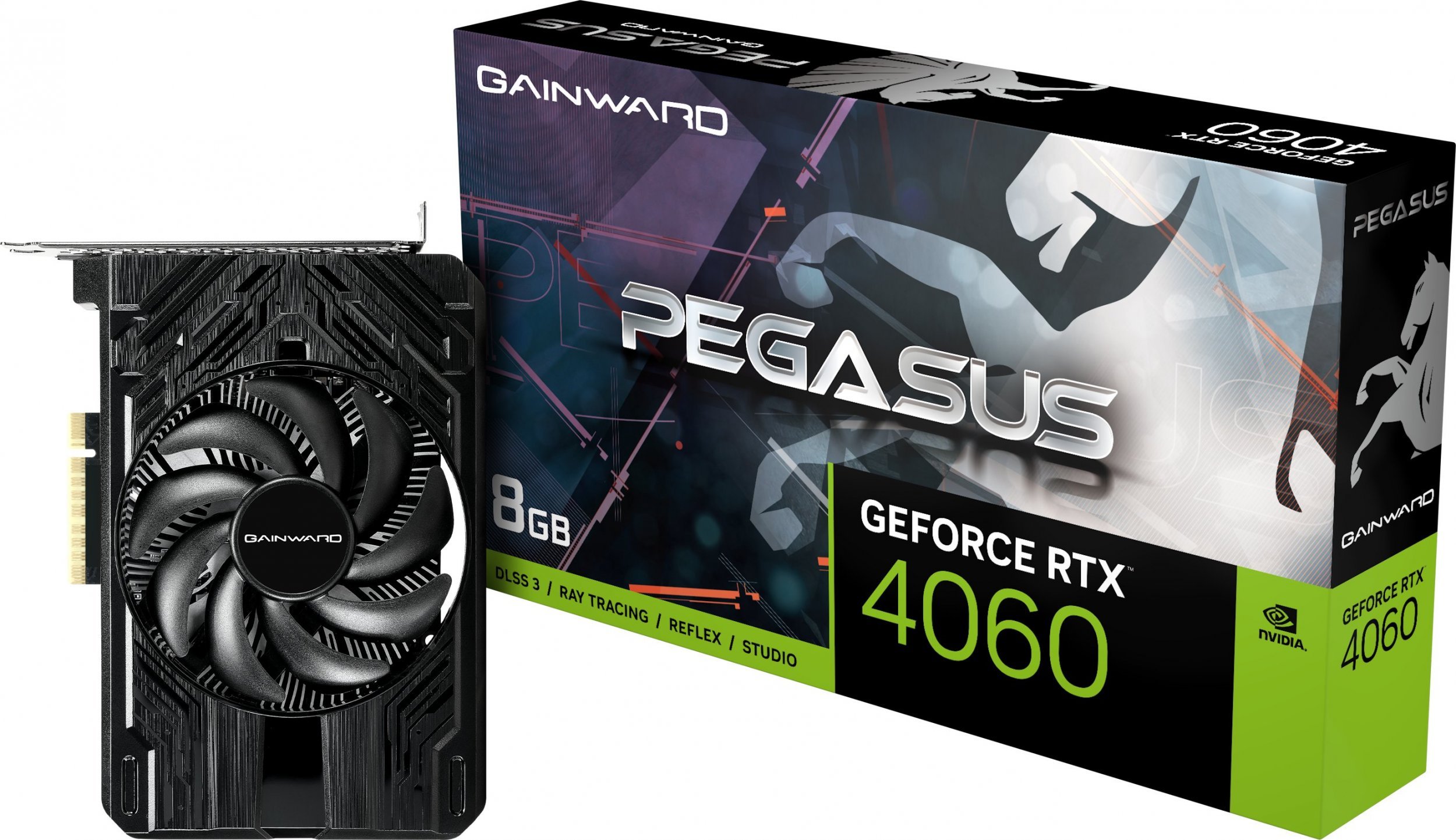 Placă grafică Gainward GeForce RTX 4060 Pegasus 8GB GDDR6 (471056224-4083)