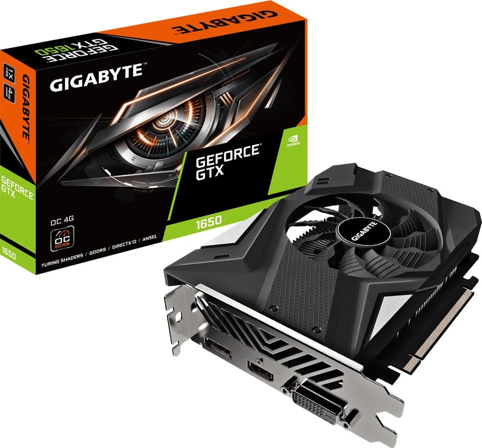 Placă grafică Gigabyte GeForce 1650 D6 OC 4GB GDDR6 (GV-N1656OC-4GD 2.0)