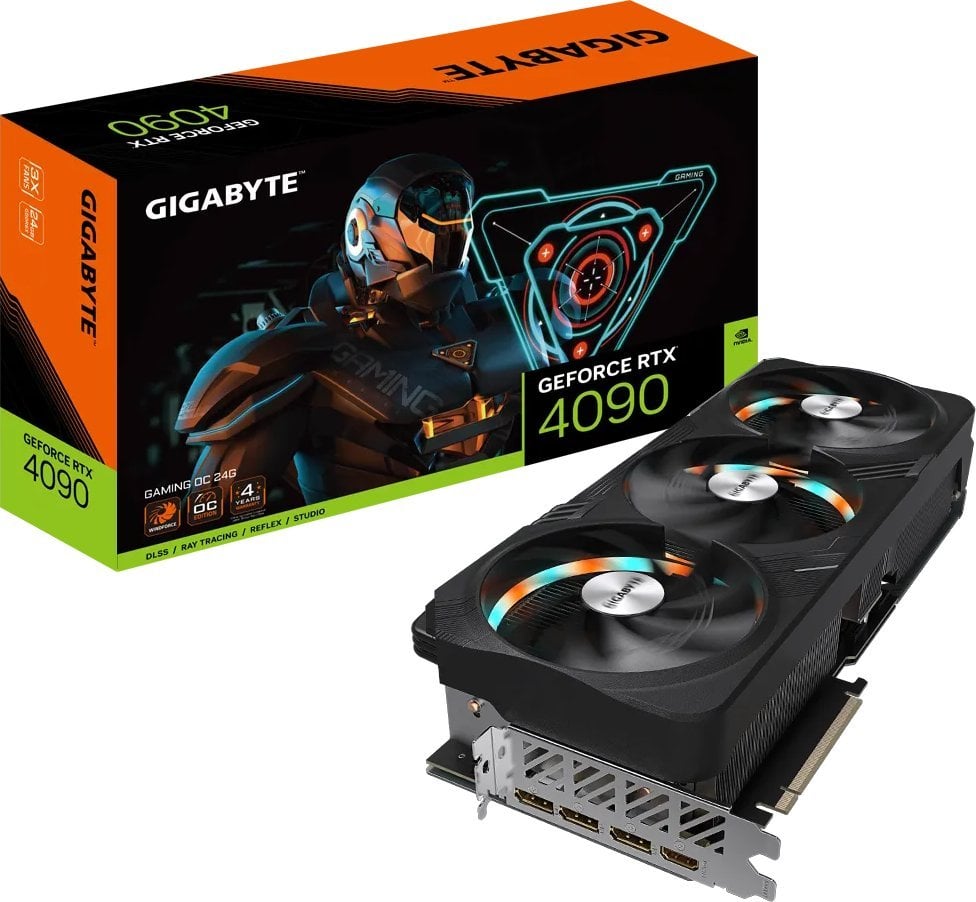 Placi video - Placă grafică Gigabyte GeForce RTX 4090 Gaming OC 24GB GDDR6X (GV-N4090GAMING OC-24GD)