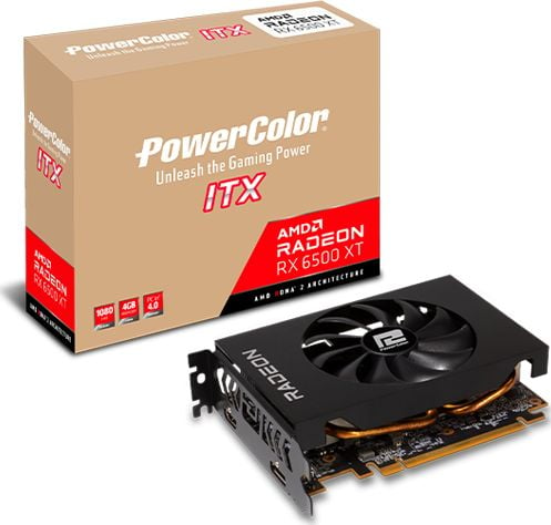 Placă grafică Power Color Radeon RX 6500 XT 4GB GDDR6 (AXRX 6500XT 4GBD6-DH)