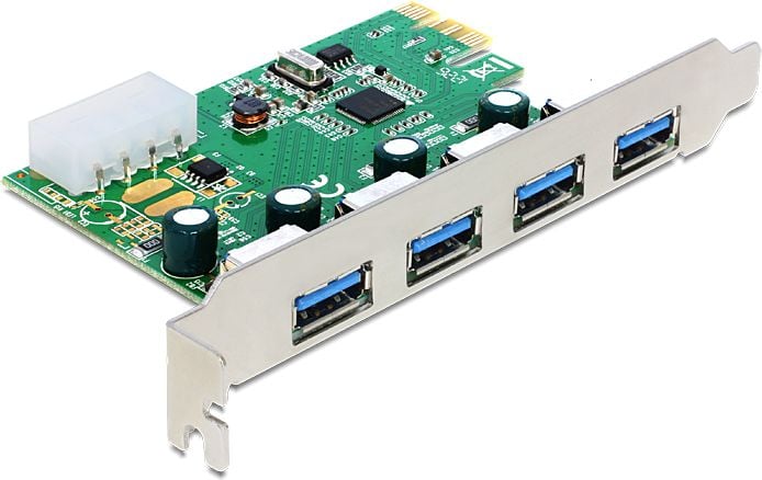 Placa PCI Express cu 4 porturi USB 3.0, Delock - 89363